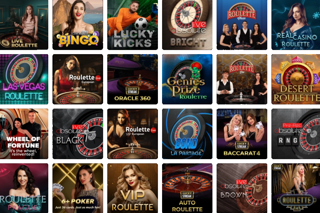 Live Casinotafels bij Lizaro